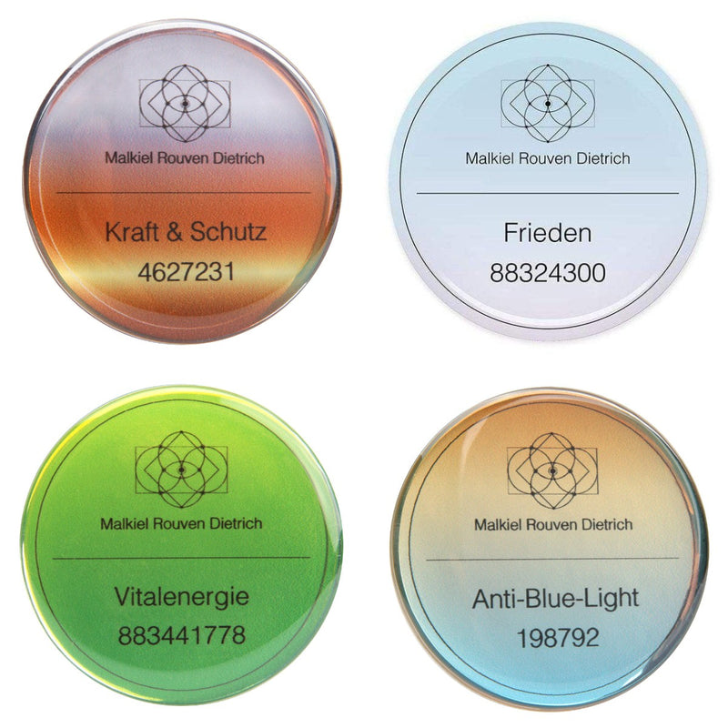 Set of 4 energy buttons