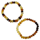 Bernstein-Perlen Armband (Ø 6mm)