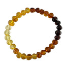 Bernstein-Perlen Armband (Ø 6mm)