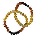 Bernstein-Perlen Armband (Ø 6mm)