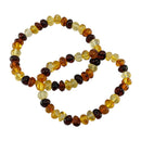Bernstein-Perlen Armband (Ø 6mm)