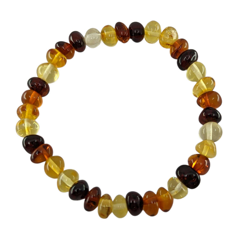 Amber Beads Bracelet (Ø 6mm)