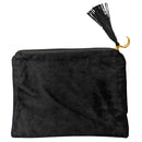 Beutel für Tarot mit Reißverschluss, Der Mond, Schwarz