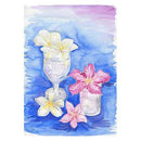 Blüten-Gläser auf Bali - Originalbild von Sonja Ariel von Staden