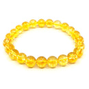 Citrin-Perlen (gebr.) Armband (Ø 8mm)
