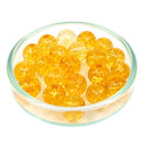 Citrin Edelstein-Perlen mit Bohrung, 10 Stück (Ø 6mm)