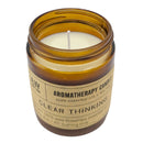 Duftkerze Rosmarin im Glas, Sojawachs, Brenndauer 40 Stunden