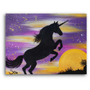 EinhornKraft im Sonnenuntergang - Kunstdruck von Sonja Ariel von Staden