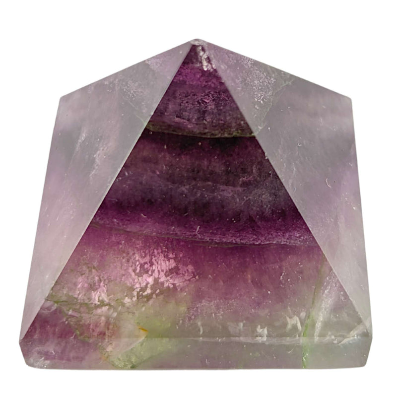 Fluorit Edelstein-Pyramide (3x3cm)