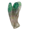 Fluorit Edelstein Schutzengel Statuette (5 x 3 cm)
