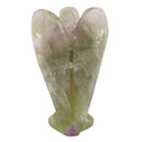 Fluorit Edelstein Schutzengel Statuette (5 x 3 cm)