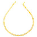 Gelber Aventurin Edelstein-Perlen mit Bohrung, 10 Stück (Ø 6mm)