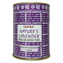 Goloka Nature's Lavender, Lavendel Backflow Räucherkegel, 24 Kegel, Brenndauer 20min