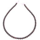 Granat Edelstein-Perlen mit Bohrung, 10 Stück (Ø 6mm)