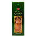 HEM Night Queen, Königin der Nacht Räucherstäbchen, 20 Sticks, 23cm, Brenndauer 45min