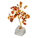 Karneol Edelstein-Baum aus Draht geflochten