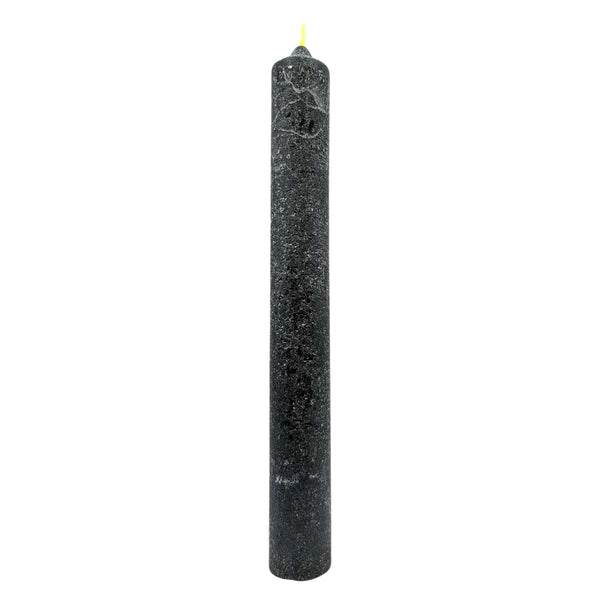 Vela rústica negra (Ø 3,5cm / altura 30cm)