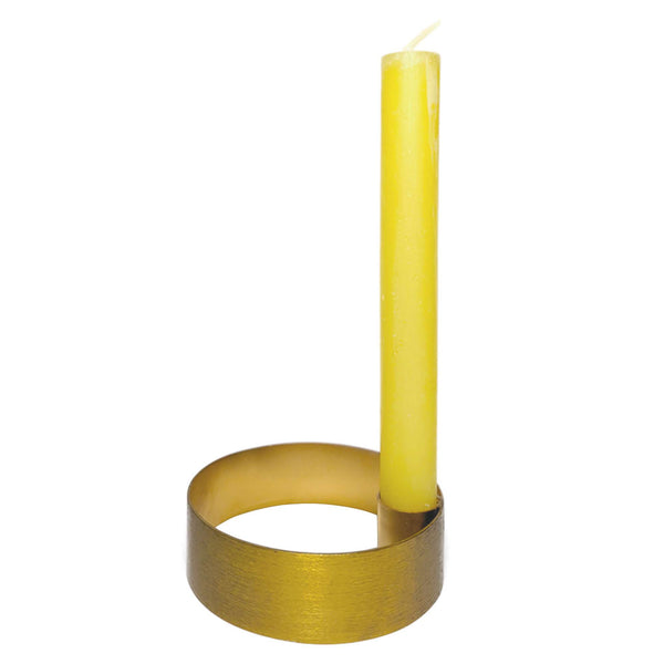Kerzenhalter Kreisform aus Messing (Ø 10cm)