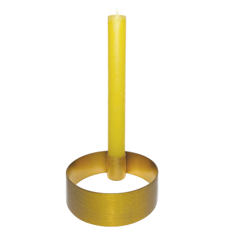 Kerzenhalter Kreisform aus Messing (Ø 10cm)
