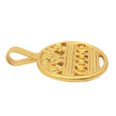 Kettenanhänger Altar, 24 Karat Vergoldet