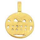 Kettenanhänger Altar, 24 Karat Vergoldet