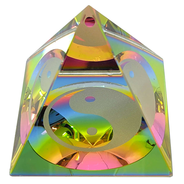 Kristall Pyramide Mega High Frequency: Yin-Yang