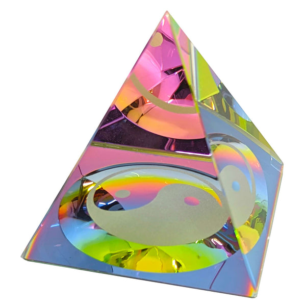 Kristall Pyramide Mega High Frequency: Yin-Yang