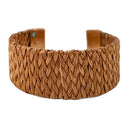Kupfer Armreif geflochten breit (25mm)