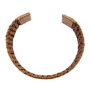 Kupfer Armreif geflochten breit (25mm)
