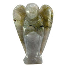 Labradorit Edelstein Schutzengel Statuette (5 x 3 cm)