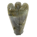 Labradorit Edelstein Schutzengel Statuette (5 x 3 cm)