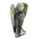 Labradorit Edelstein Schutzengel Statuette (5 x 3 cm)