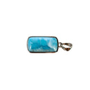 Larimar Kettenanhänger, Sterlingsilber 925 (2,5 cm)