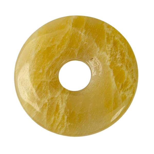 Moonstone donut for necklace (Ø 3cm)