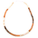 Mondstein Edelstein-Perlen mit Bohrung, 10 Stück (Ø 6mm)