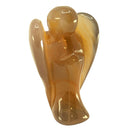 Natur Achat Edelstein Schutzengel Statuette (5 cm)