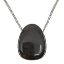 Obsidian (Goldglanz) Trommelstein Anhänger mit Bohrung