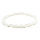 Opalglas-Perlen Armband (Ø 4 mm)