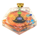 Orgonit Anhänger Buddha im Lotus-Sitz & 7 Chakren