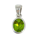 Peridot Anhänger Facettiert 925 Silber