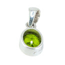 Peridot Anhänger Facettiert 925 Silber