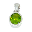 Peridot Anhänger Facettiert 925 Silber