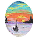 Port de Sollers Sonnenuntergang - Originalbild von Sonja Ariel von Staden