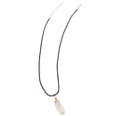 Bergkristall Rohstein Kettenanhänger (25 mm)