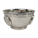 Räucherschale aus Messing silbern, Blume des Lebens (Ø 7,5cm)