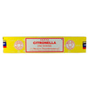 Satya Citronella, Zitronengras Räucherstäbchen, 12 Sticks, 20cm, Brenndauer 45min