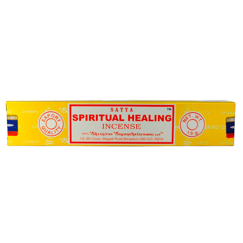 Räucherstäbchen Satya Spiritual Healing, Geistige Heilung 12 Sticks, 20cm, Brenndauer 45min