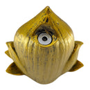 Räucherkegel- & Räucherstäbchenhalter Lotusblume mit Buddha golden