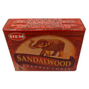HEM Sandalwood, Sandelholz Räucherkegel, 10 Kegel, 3cm, Brenndauer 20min