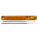 HEM Cinnamon Orange, Zimt Orange Räucherstäbchen, 20 Sticks, 23cm, Brenndauer 40min